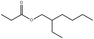 プロパン酸2-エチルヘキシル 化學(xué)構(gòu)造式