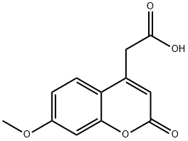 7-Methoxycoumarin-4-acetic acid Structure