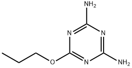 6-Propoxy-s-triazine-2,4-diamine Struktur