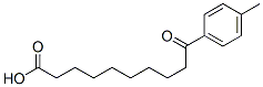 10-(4-methylphenyl)-10-oxo-decanoic acid Struktur