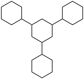 1,3,5-tricyclohexylcyclohexane Struktur