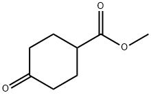 Methyl 4-ketocyclohexanecarboxylate Struktur