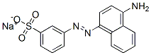 sodium m-[(4-amino-1-naphthyl)azo]benzenesulphonate  Struktur