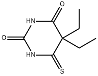 5,5-diethyldihydro-6-thioxouracil Struktur