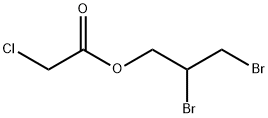 Chloroacetic acid 2,3-dibromopropyl ester Struktur