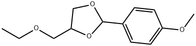 4-(ethoxymethyl)-2-(4-methoxyphenyl)-1,3-dioxolane Struktur