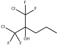 1-chloro-2-(chloro-difluoro-methyl)-1,1-difluoro-pentan-2-ol Struktur