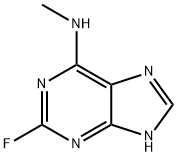 1H-Purin-6-amine,  2-fluoro-N-methyl-  (9CI) Struktur