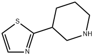 3-(1,3-Thiazol-2-yl)piperidine Struktur