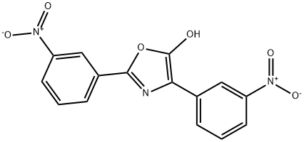 5-Oxazolol,  2,4-bis(3-nitrophenyl)- Struktur