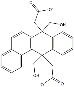 Benz[a]anthracene-7,12-dimethanol=diacetate Struktur