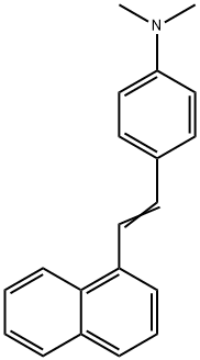 N,N-Dimethyl-p-[2-(1-naphtyl)vinyl]aniline Struktur