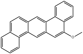 5-Methoxydibenz[a,h]anthracene Struktur