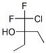 3-(chloro-difluoro-methyl)pentan-3-ol Struktur