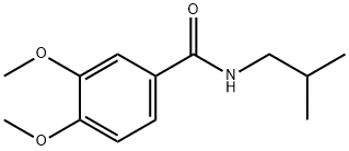 3,4-dimethoxy-N-(2-methylpropyl)benzamide Struktur