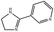 3-(4,5-DIHYDRO-1H-IMIDAZOL-2-YL)PYRIDINE Struktur