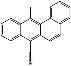 12-Methylbenz[a]anthracene-7-carbonitrile Struktur