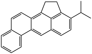 3-Isopropyl-1,2-dihydrobenz[j]aceanthrylene Struktur