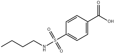 4-(butylsulfamoyl)benzoic acid Struktur