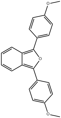 1,3-bis(4-methoxyphenyl)isobenzofuran Struktur