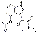 3-(2-(diethylamino)-2-oxoacetyl)-1H-indol-4-yl acetate Struktur