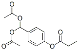 [4-(diacetyloxymethyl)phenyl] propanoate Struktur