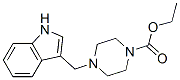 ethyl 4-(1H-indol-3-ylmethyl)piperazine-1-carboxylate Struktur