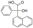 2-hydroxy-2-naphthalen-1-yl-2-phenyl-acetic acid Struktur