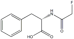 2-[(2-fluoroacetyl)amino]-3-phenyl-propanoic acid Struktur