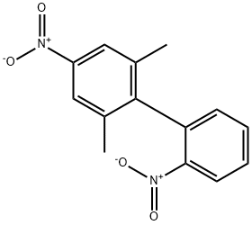 1,3-dimethyl-5-nitro-2-(2-nitrophenyl)benzene Struktur