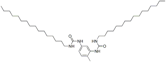 1-hexadecyl-3-[5-(hexadecylcarbamoylamino)-2-methyl-phenyl]urea Struktur