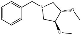 3,4-DIMETHOXY-1-(PHENYLMETHYL)-PYRROLIDINE Struktur