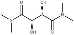 (S,S)-(-)-2,3-DIHYDROXY-N,N,N',N'-TETRAMETHYLSUCCINAMIDE Struktur