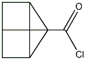 Tricyclo[3.1.1.03,6]heptane-6-carbonyl chloride (9CI) Struktur