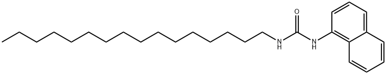 1-hexadecyl-3-naphthalen-1-yl-urea Struktur