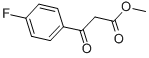 METHYL 4-FLUOROBENZOYLACETATE Struktur