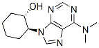 (1S,2S)-2-(6-dimethylaminopurin-9-yl)cyclohexan-1-ol Struktur