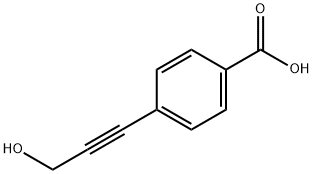 4-(3-HYDROXY-PROP-1-YNYL)-BENZOIC ACID Struktur