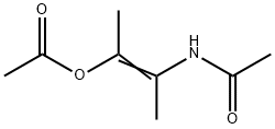 ACETIC ACID 2-ACETYLAMINO-1-METHYL-PROPENYL ESTER
 Struktur