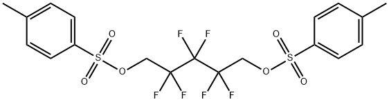 2,2,3,3,4,4-HEXAFLUOROPENTANE-1,5-DIYL BIS(4-METHYLBENZENESULFONATE) Struktur