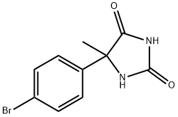 5-(4-BROMOPHENYL)-5-METHYLIMIDAZOLIDINE-2,4-DIONE Struktur