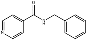 N-Benzylpyridine-4-carboxamide Struktur