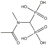 [(acetylmethylamino)methylene]bisphosphonic acid Struktur