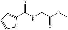 [(THIOPHENE-2-CARBONYL)AMINO] ACETIC ACID METHYL ESTER Struktur