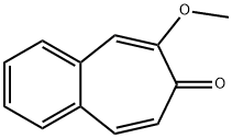 6-METHOXY-7H-BENZOCYCLOHEPTEN-7-ONE Struktur