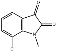 7-chloro-1-methyl-1H-indole-2,3-dione(SALTDATA: FREE) Struktur