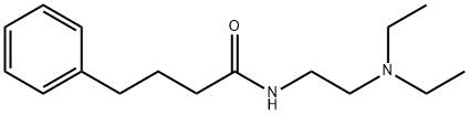 N-[2-(Diethylamino)ethyl]-4-phenylbutyramide Struktur