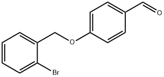 4-[(2-Bromobenzyl)oxy]benzaldehyde Struktur