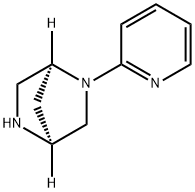 2,5-Diazabicyclo[2.2.1]heptane,2-(2-pyridinyl)-,(1S,4S)-(9CI) Struktur