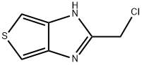 1H-Thieno[3,4-d]imidazole,  2-(chloromethyl)- Struktur